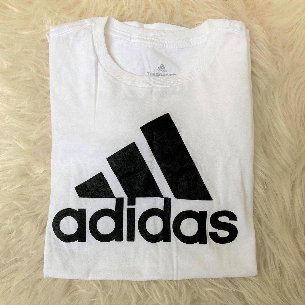 NWOT Adidas Badge of Sport Logo Tee Shirt